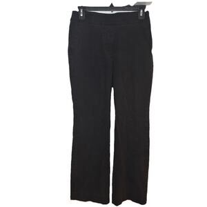 Spanx Women’s On-the-Go Polished Ankle Crop Pants In Black Size S With Pockets